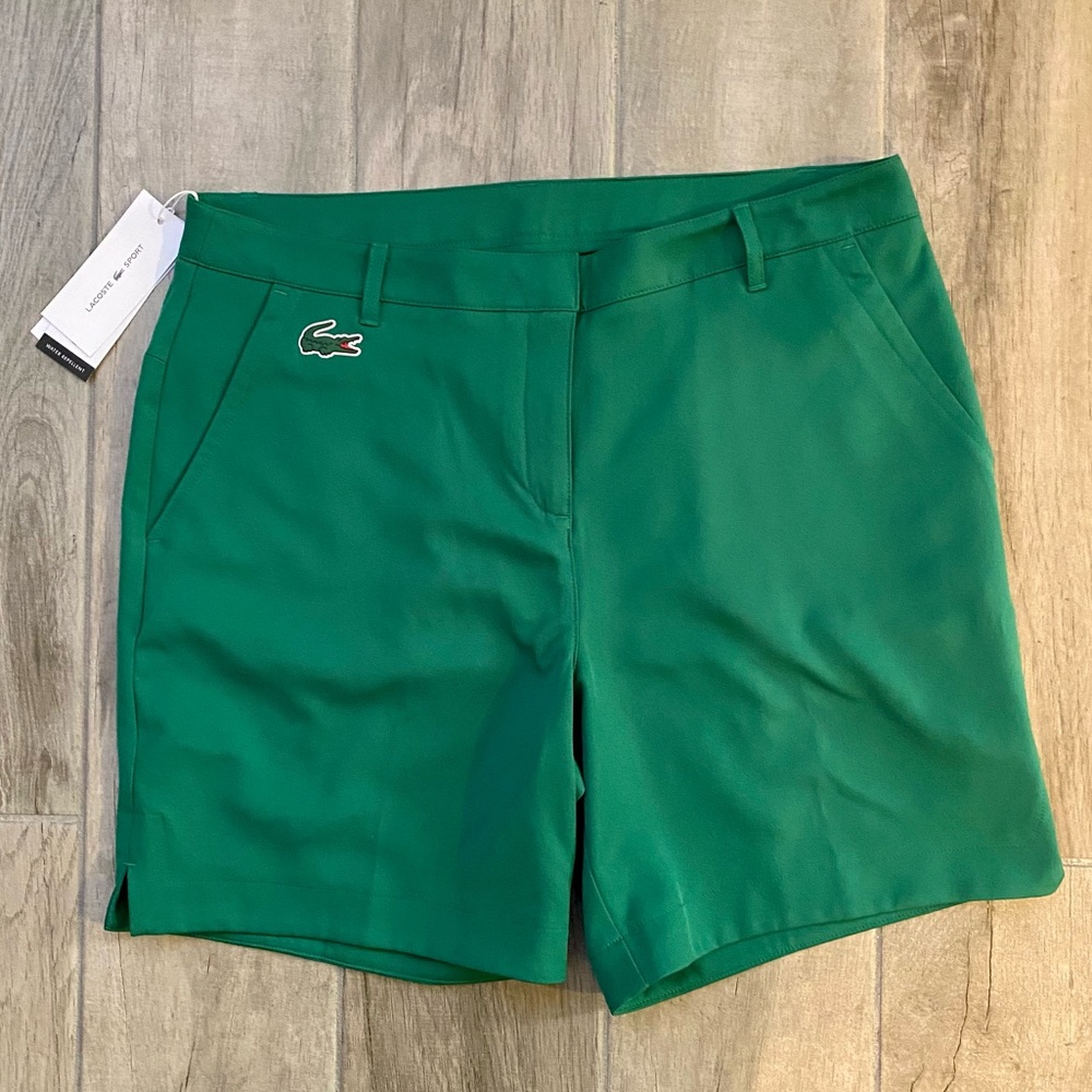 NWT Lacoste SPORT Chino style golf shorts